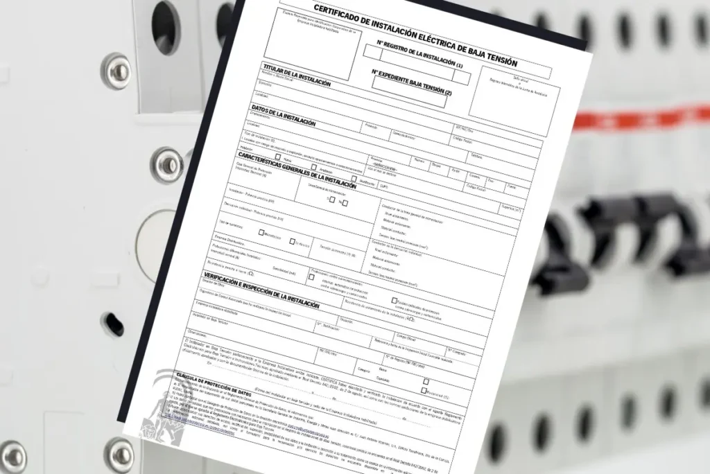 Boletín eléctrico vivienda nueva Andalucía_